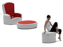 modern armchair designer Italian furniture